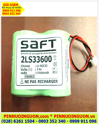 Pin Saft LS33600 (2viên ghép đôi); Pin nuôi nguồn PLC Saft LS33600 lithium 7.2v D 17000mAh _Xuất xứ Pháp